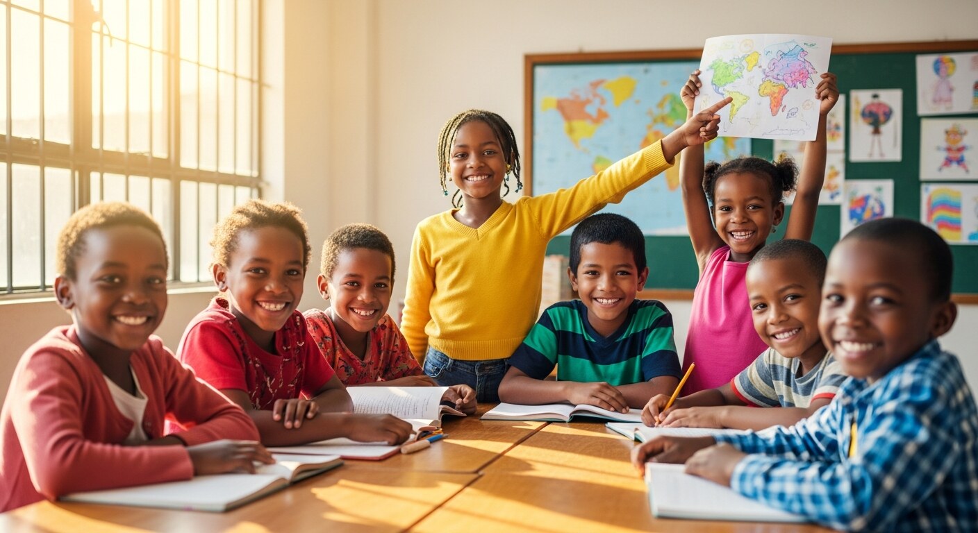 Children learning